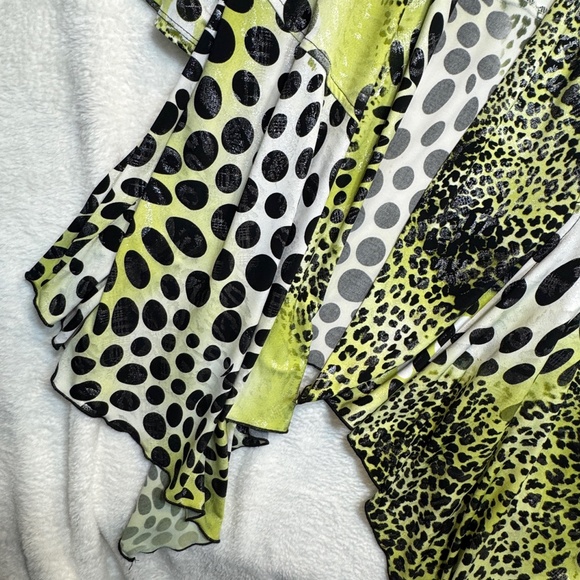 Frank Lyman Cardigan Womens Size 20 Animal Print Maximalist Boho Chic - Picture 5 of 8